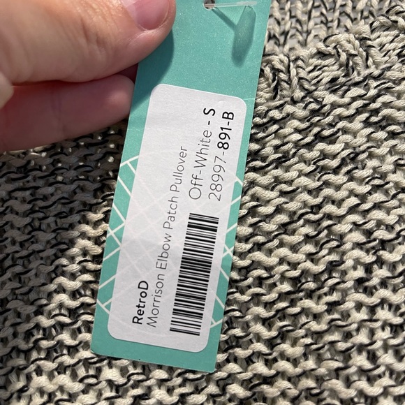 Stitch Fix RetroD Morrison Elbow Patch Pullover Sweater - Picture 4 of 6